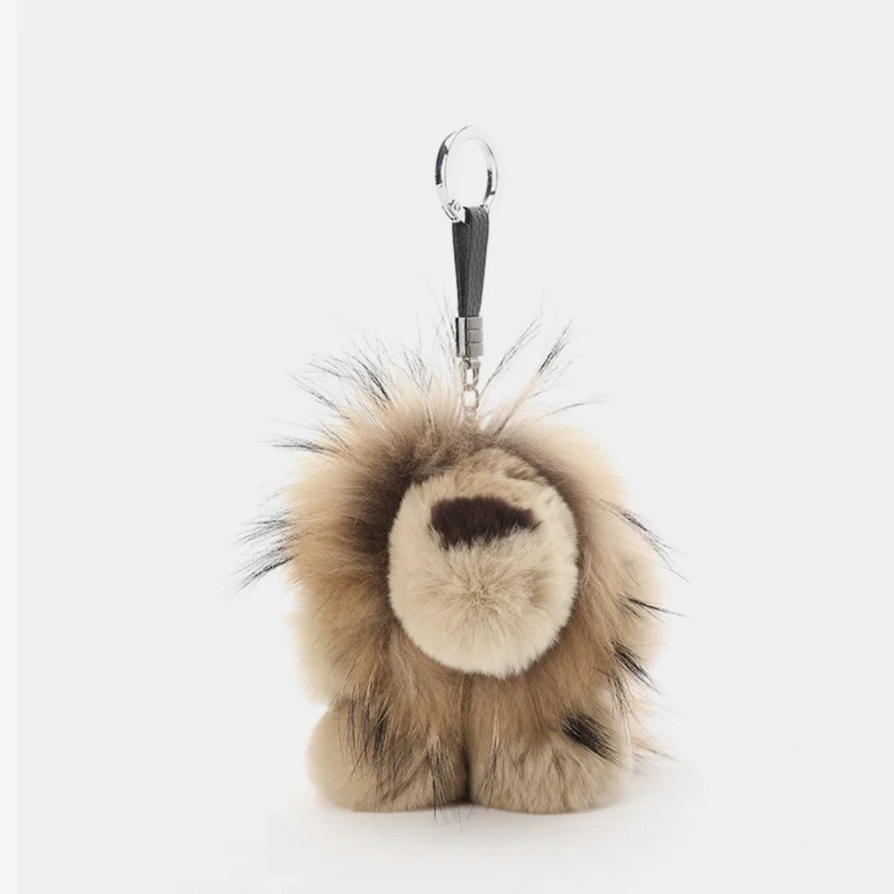 Lion bag charm